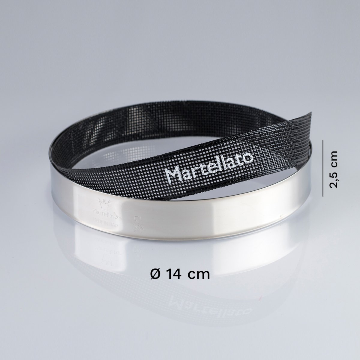 FORMA ROUND INOX Ø 14CM H 2,5CM