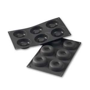 FORMAS SILICONA 6 DONUTS  Ø 75 MM H 25 MM