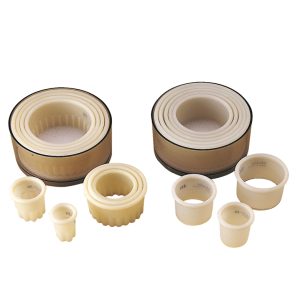 SET CORTANTES MASSA CIRCULAR EXOGLAS LISO Ø 2-10CM 9U