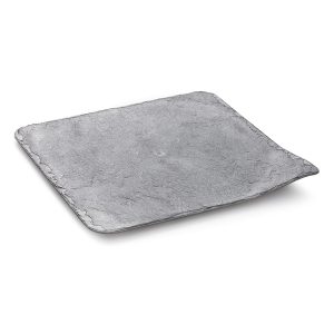 TRAVESSA EFEITO PEDRA COR GRIS 11X11CM