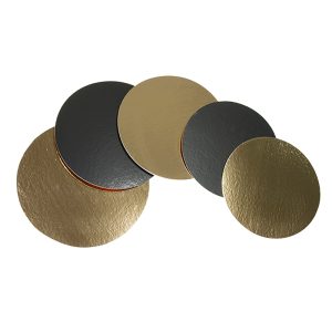 DISCO CARTÃO OURO-PRETO 24 CM