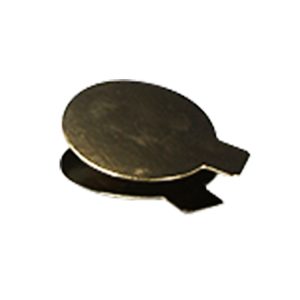DISCO CARTÃO OURO/PRETO 8 CM