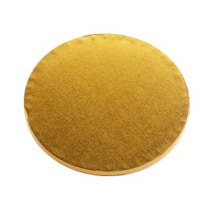 BASE REDONDA DE BOLO DOURADO 40CM H1.2CM