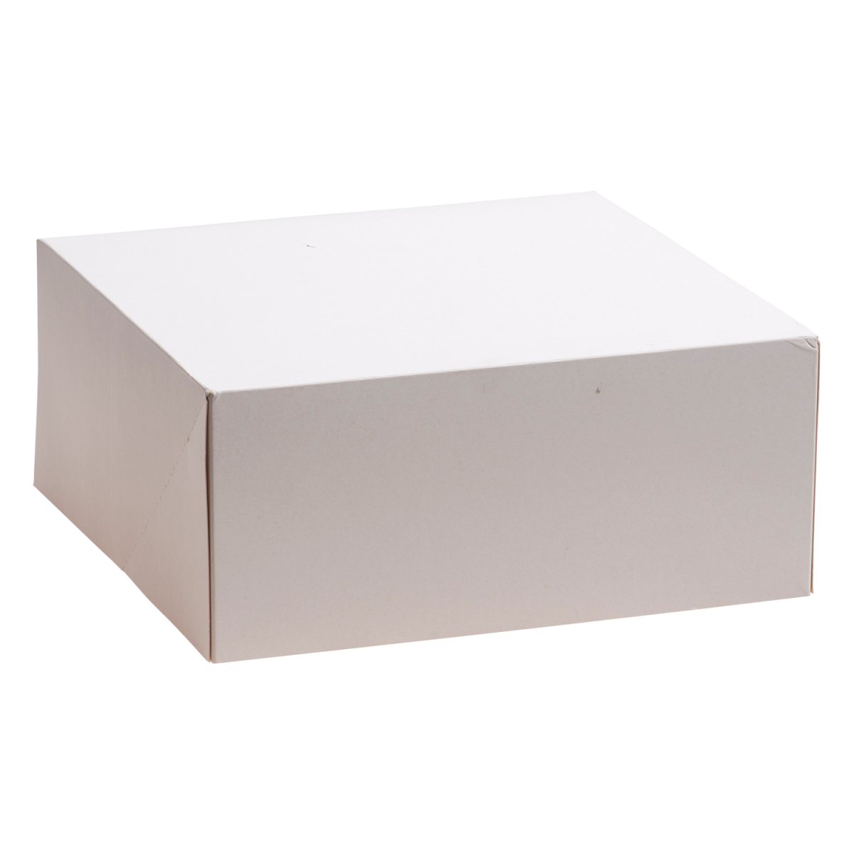 CAIXA PARA BOLOS EM CARTÃO BRANCO 32X32X13CM