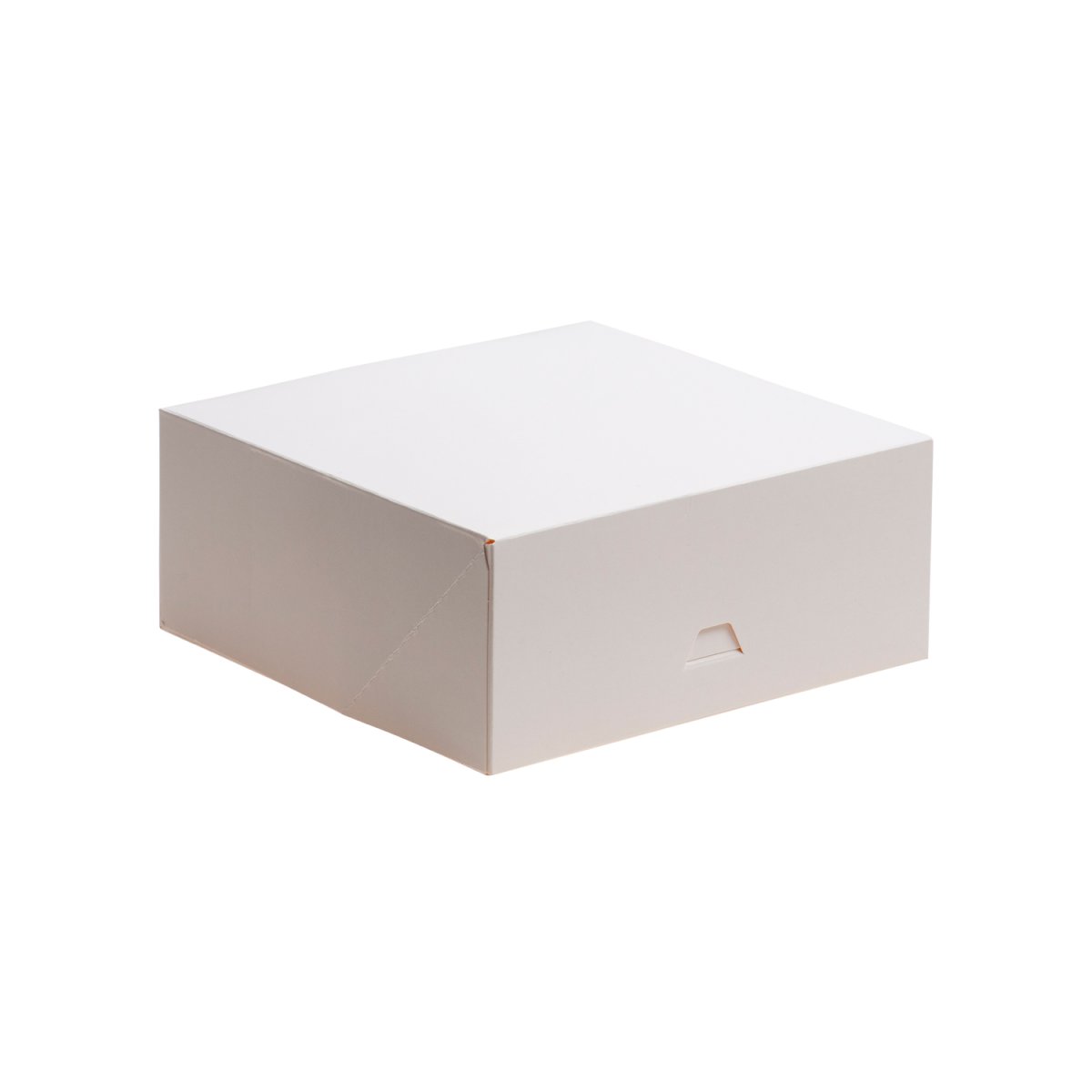 CAIXA PARA BOLOS EM CARTÃO BRANCO 16X16X8CM
