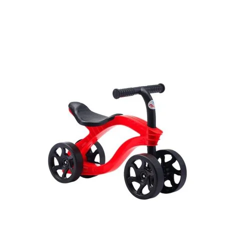 Bicicleta De Equilíbrio Infantil Futurista Sem Pedal 4 Rodas – Vermelha
