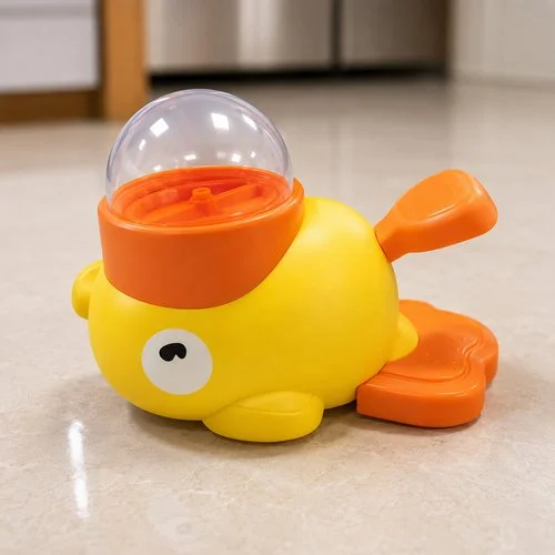 Petisqueira Alimentador de Pets Interativa Pato – Amarela