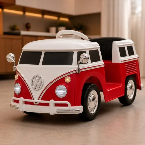 Carrinho Elétrico Infantil Classic Kombi – Vermelha