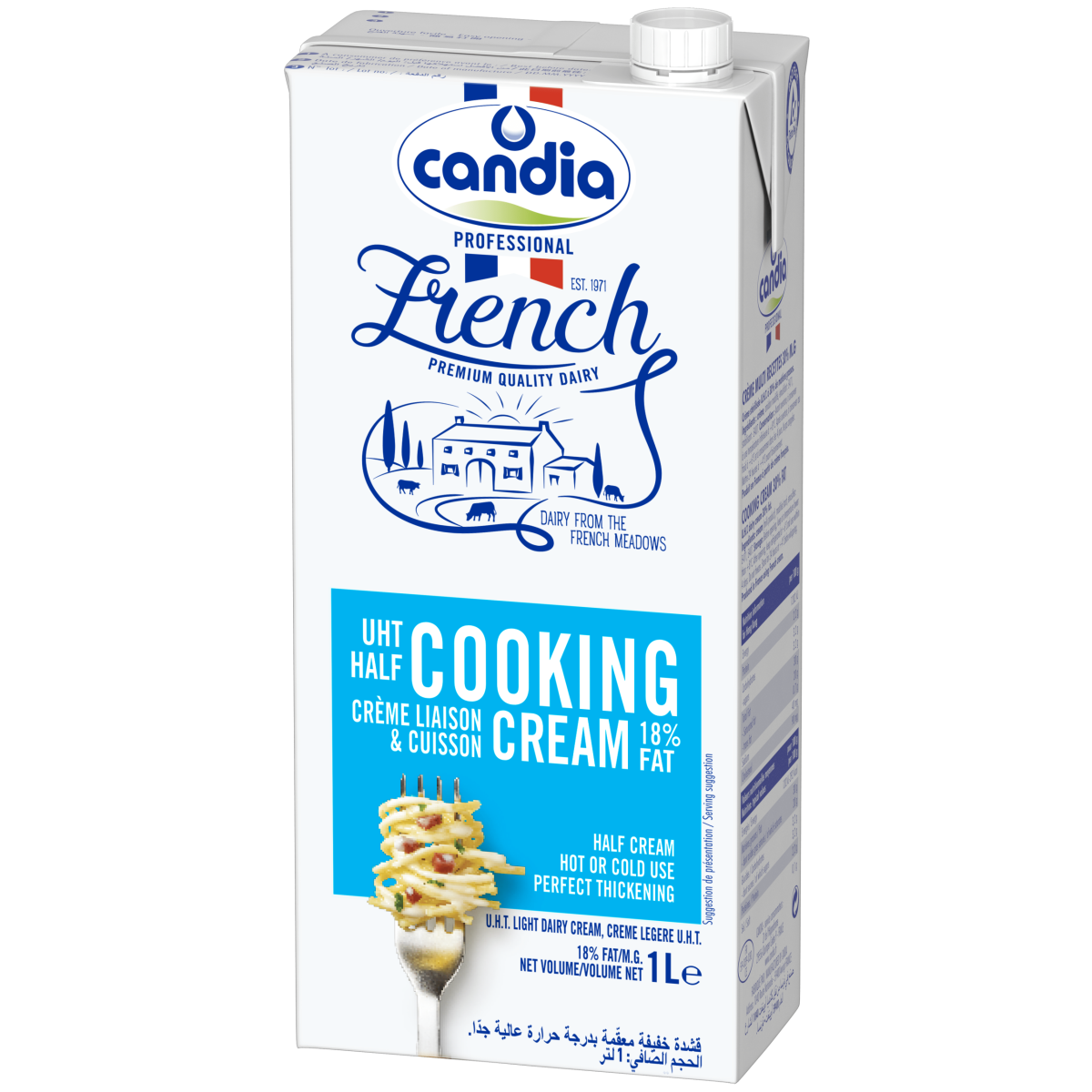 NATA CULINÁRIA U.H.T. 18 % CANDIA  – LT