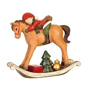 CRIANÇA NO CAVALO DE BALOIÇO