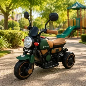 Moto Elétrica Infantil Prime Retrô – Verde