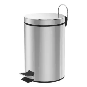 Lixeira Inox Redonda Multiuso – 12 Litros