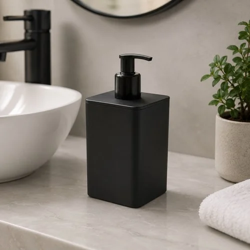 Dispenser para Sabonete Líquido Smile 350ml – Preto