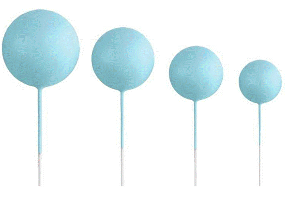 BOLAS DECORATIVAS SC 20BL (2 ;2,5; 3; 4)CM