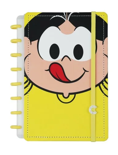 Caderno Inteligente SD Magali Grande  80 Folhas – Amarela