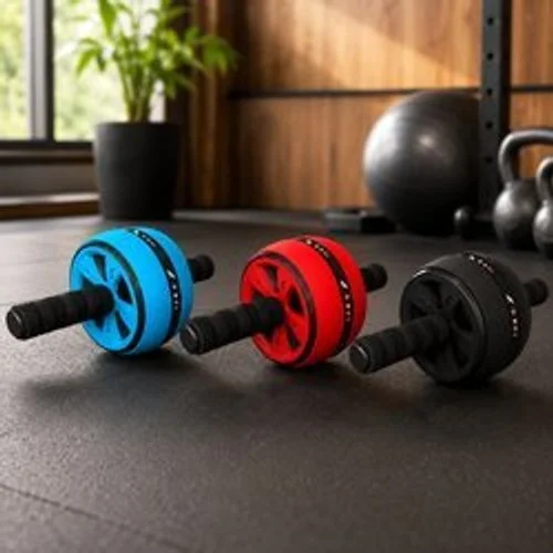 Roda Para Abdominal com Pegadores Ergonômicos – Sortida
