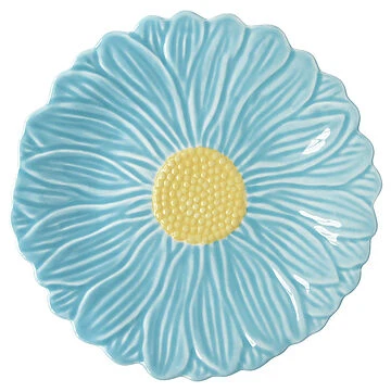 PRATO DE PÃO DAISY AZUL CLARO