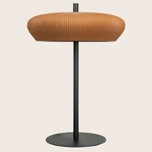 CANDEEIRO MESA TERRACOTA E PRETO 11W