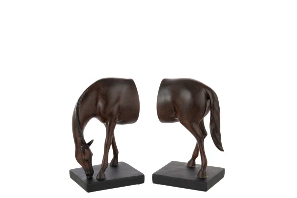 SUPORTE LIVOS CAVALO CASTANHO