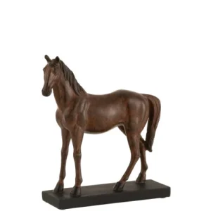 CAVALO CASTANHO RESINA