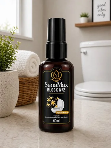 Bloqueador de Odores Sanitário Vanilla Black 60ml