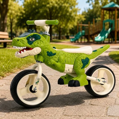 Bicicleta de dinossauro infantil ARO 12- verde