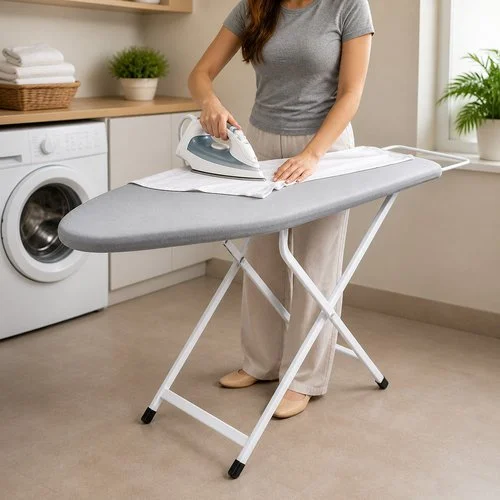 Forro Térmico Para Tabua de Passar com Espuma 110X35cm – Cinza