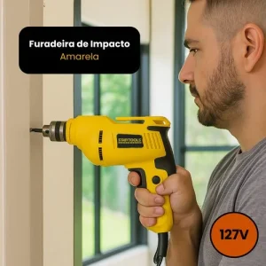 Furadeira de Impacto 127V – Amarela
