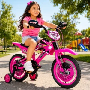 Bicicleta Infantil Moto Cross Aro 16 – Rosa