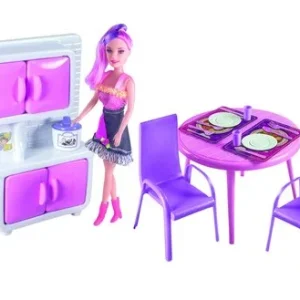 Kit Copa de Cozinha com Boneca – Rosa