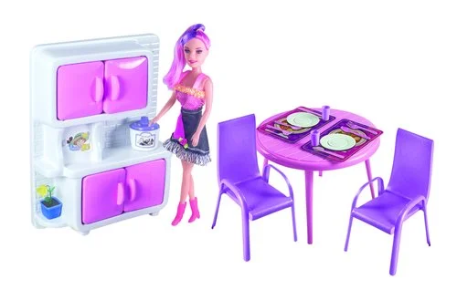 Kit Copa de Cozinha com Boneca – Rosa
