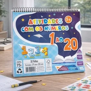 Caderno de Atividades Com Números 32 Folhas