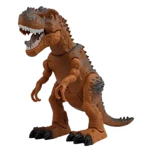 Tiranossauro Rex de Brinquedo que Acende, faz Barulho e Anda à base de Pilhas