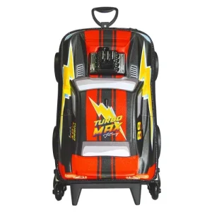Mala Infantil Turbo Max 3D com Rodinhas – Preta