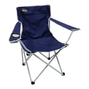 Cadeira Dobrável Camping – Azul
