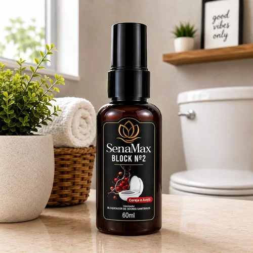 Bloqueador de Odores Sanitário Cereja e Avelã 60ml