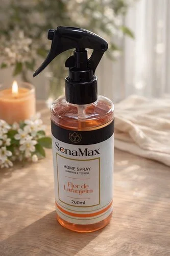 Spray Para ambientes e tecidos Flor de laranjeira 260ml – Laranja