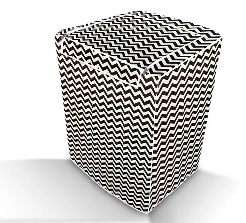 Capa de Maquina de Lavar Abertura Frontal Lavanderia com Ziper GG – Zig Zag