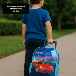 Mochila de Rodinhas Infantil Carros – Sortida