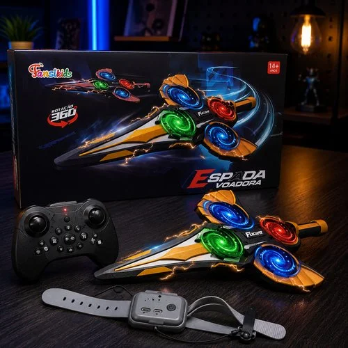 Espada Voadora com Luz e Controle