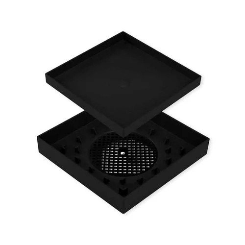 Ralo 10×10 Oculto Seca Piso/porcelanato Inteligente Preto