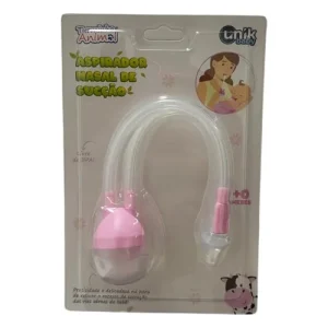 Aspirador Nasal Infantil de Sucção Menina – Rosa