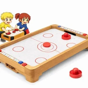 Mini Hockey Mesa Infantil Jogo Air Game Ventilador Elétrico