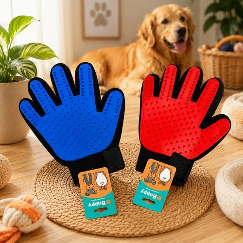 Luva Para Escovar Pelos Pets  23CM – Sortida
