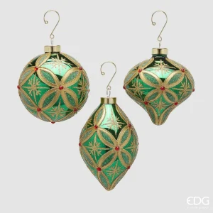 BOLA DE NATAL COM RUBIS