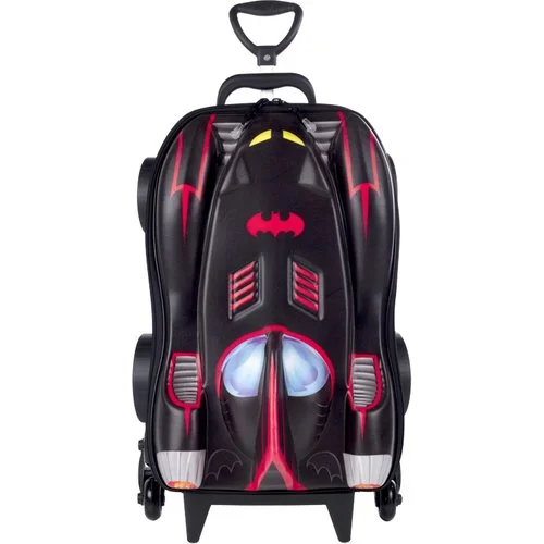 Mala Infantil Batman 3D com Rodinhas – Preta