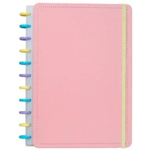 Caderno Disko Tutti Frutti Grande G Capa Dura Disco Reposicionável Escolar