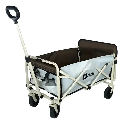 Carrinho Dobrável 80 kg de Capacidade – Bege