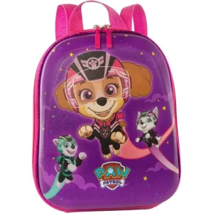 Mochila Infantil Patrulha Canina Tamanho P – Roxa