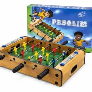 Pebolim Mesa Madeira Portátil Jogo Futebol